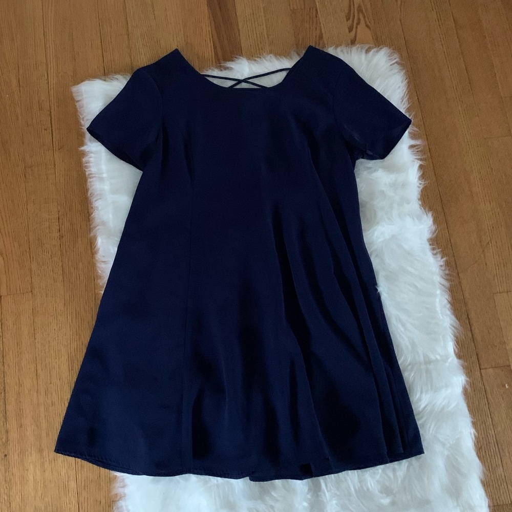 Nordstrom Blue Boxy Fit Dress
